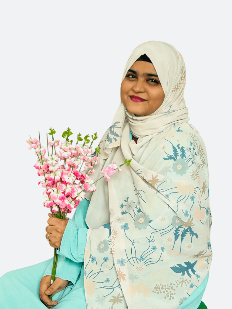 Cannoli Cream Floral Chiffon Hijab