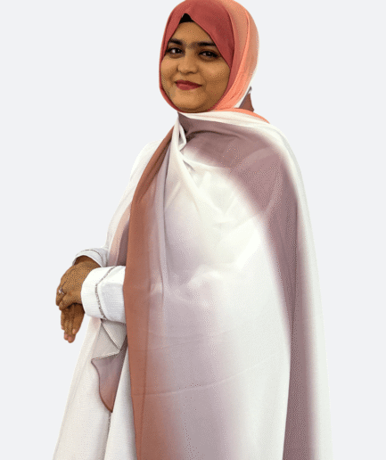 Rose Taupe Ombre Chiffon Hijab