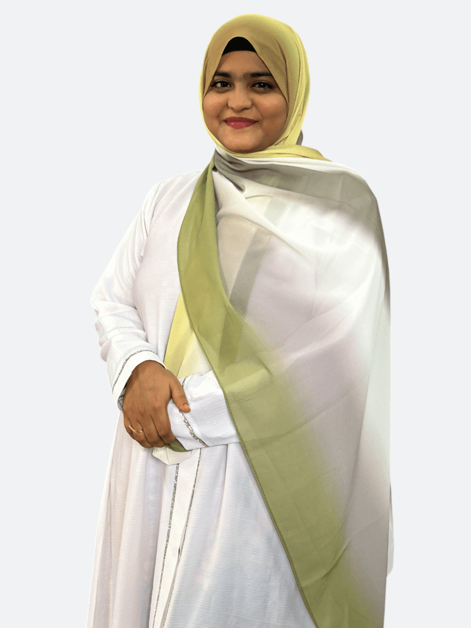 Turtle Green Ombre Chiffon Hijab