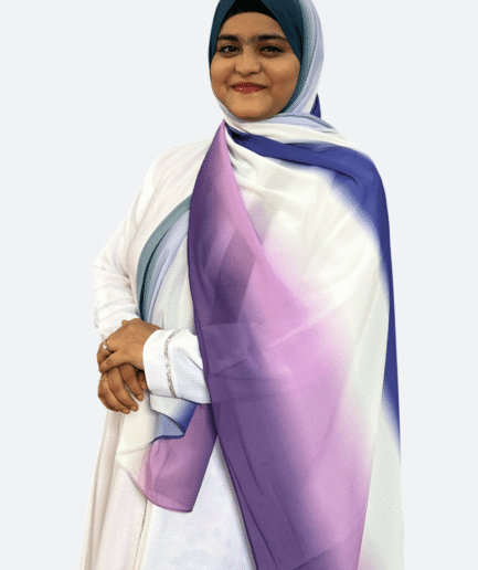 Twilight Plum Ombre Chiffon Hijab