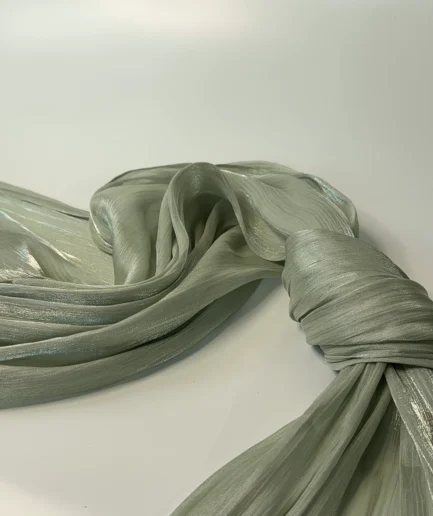 Pista premium shimmer organza hijab for women – elegant lightweight hijab for weddings and special occasions